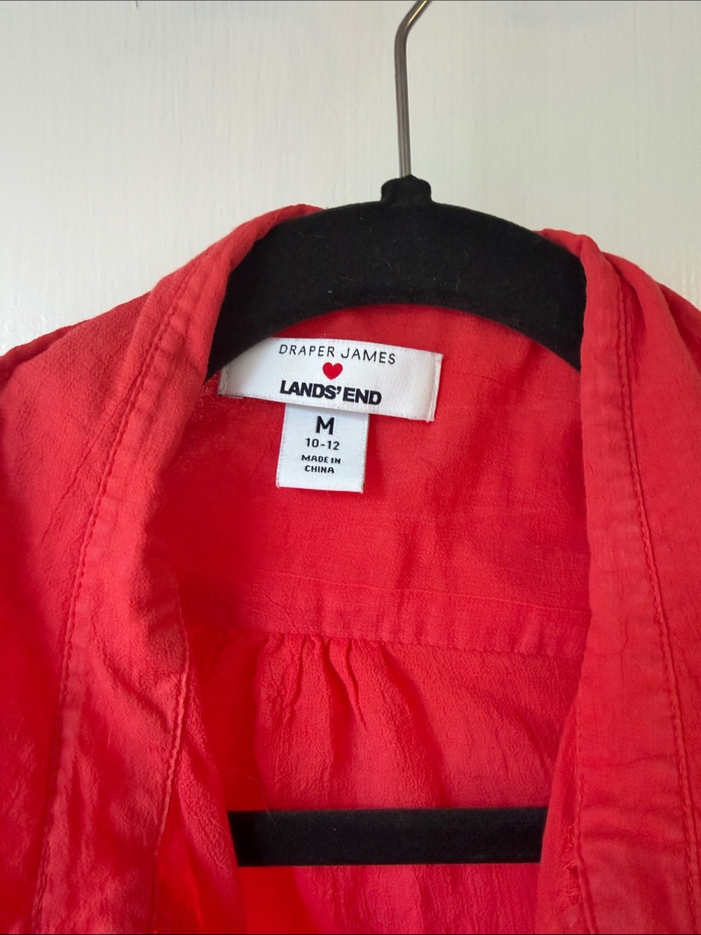 Draper James Red Button-Front Swim Coverup - Picture 2 of 2